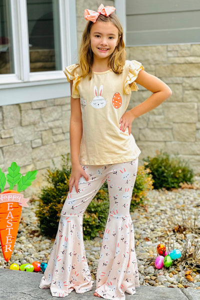 Classic Easter Bunny Bell Pants Set