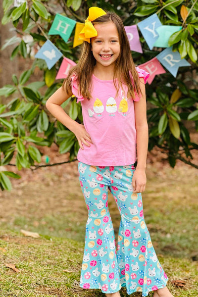 Easter Bunny & Friends Bell Pants Set
