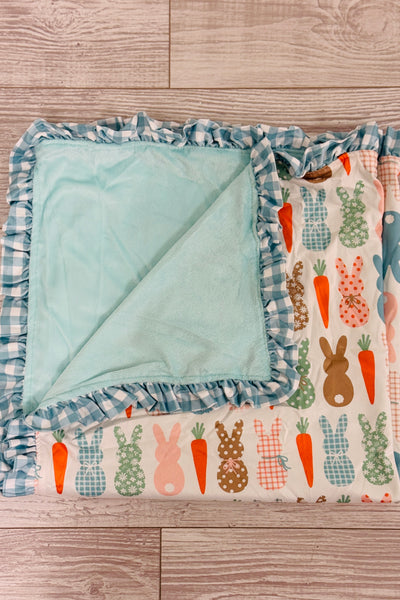 Bunny Minky Blanket
