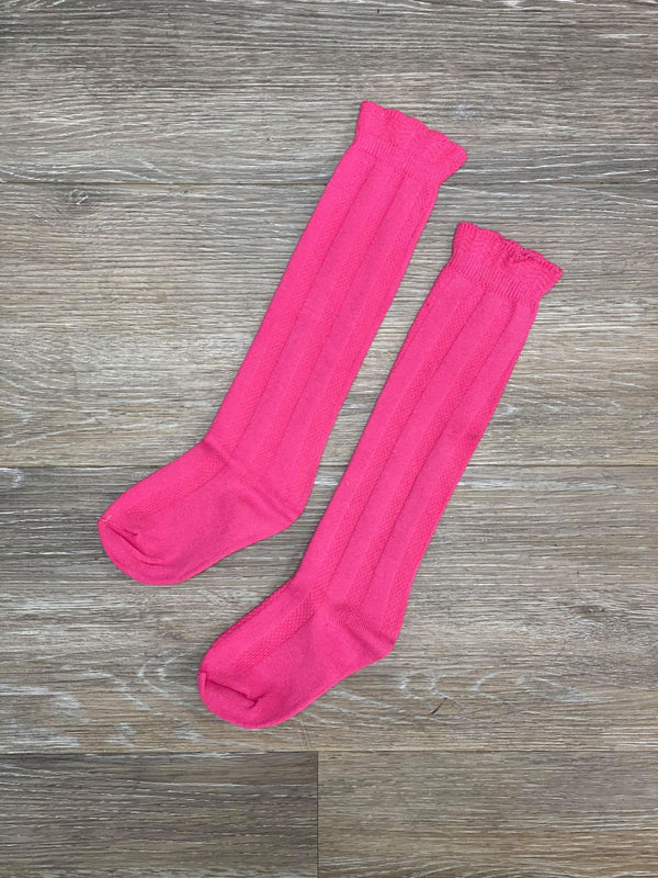 JUST RESTOCKED - Girl's Knee High Ruffle Socks – Ruffle Girl