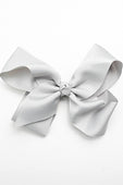 SILVER BOW WITH CLIP