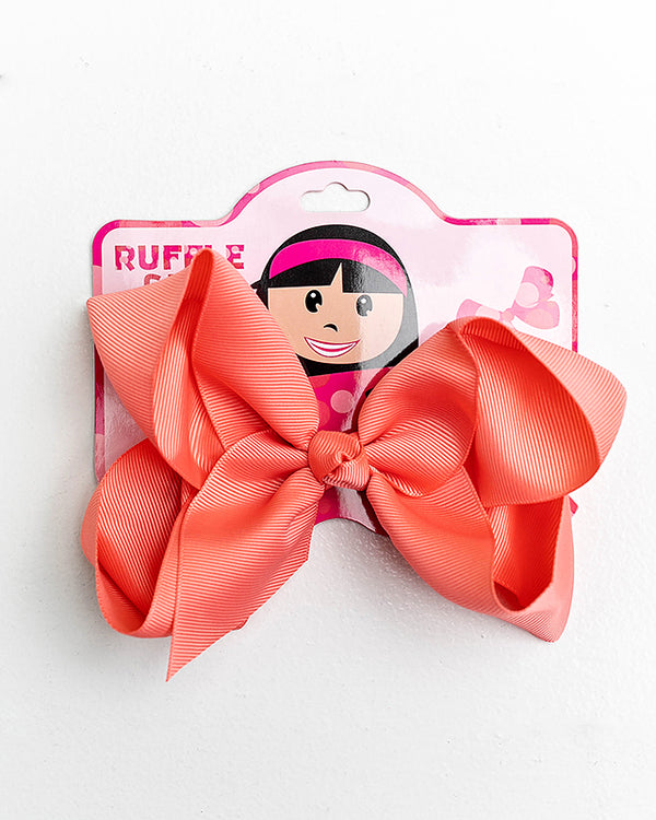 CORAL BOW WITH CLIP