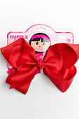 RED BOW WITH CLIP