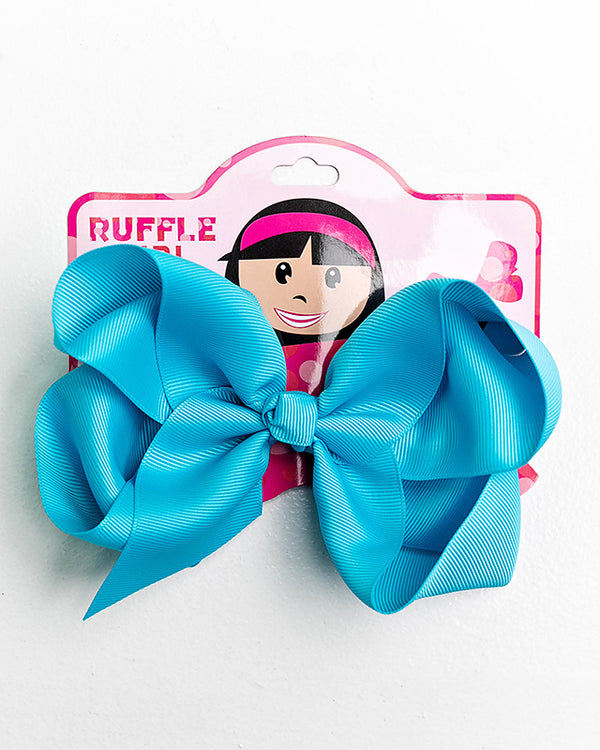 BLUE BOW WITH CLIP