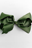 DARK GREEN BOW WITH CLIP