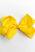 YELLOW BOW WITH CLIP